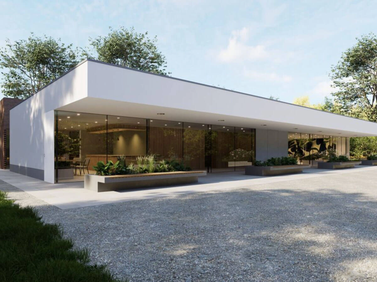 Begraafplaats Zorgvlied – Herinrichting het Paviljoen 1 Begraafplaats Zorgvlied - Herinrichting het Paviljoen 1